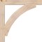 Ekena Millwork Thorton Block Smooth Bracket, Douglas Fir, 3 1/2"W x 32"D x 32"H BKT04X32X32THR05SDF - alternate 3